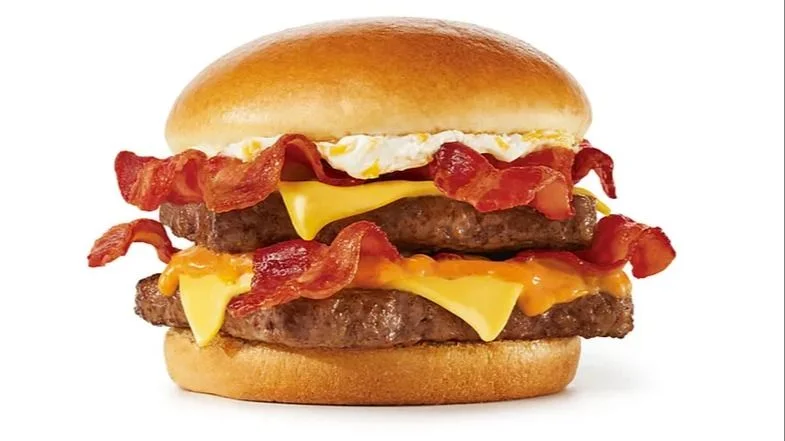 Hamburguesa Extreme Cheese Baconator, de Wendy's