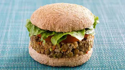 lentejas, legumbres, hamburguesa, verduras lentejas, legumbres, hamburguesa, verduras