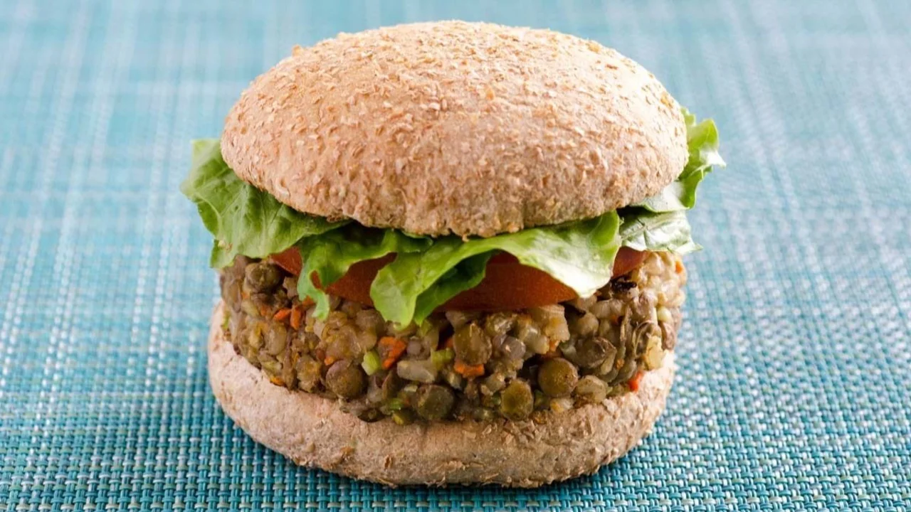 lentejas, legumbres, hamburguesa, verduras