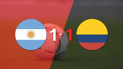 Reparto de puntos en el empate a uno entre Argentina y Colombia Reparto de puntos en el empate a uno entre Argentina y Colombia