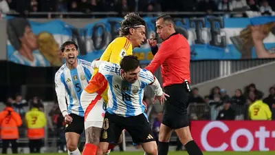 Argentina y Colombia igualaron en un partido caliente Argentina y Colombia igualaron en un partido caliente