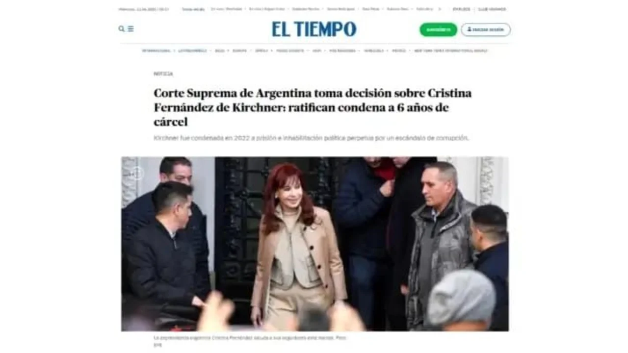 La condena de Cristina: así se vivió en el mundo el fallo contra la ex presidenta 