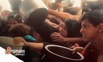 Las imágenes de la desesperación de los palestinos que Milei no quiere ver | Gira presidencial