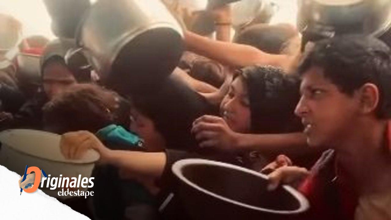 Las imágenes de la desesperación de los palestinos que Milei no quiere ver