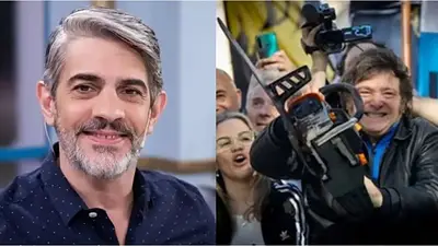 Javier Milei. Pablo Echarri. Javier Milei. Pablo Echarri.