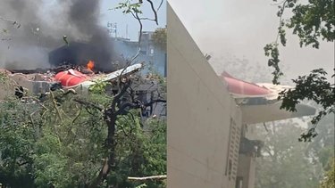 Tragedia aérea: cayó un avión después de despegar a Londres con 242 pasajeros