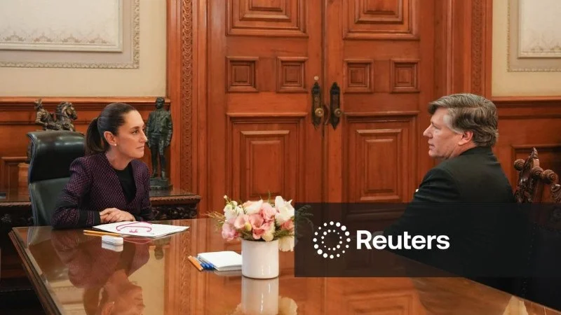 Presidenta de México desmiente reporte de Reuters sobre presión EEUU para investigar a narcopolíticos