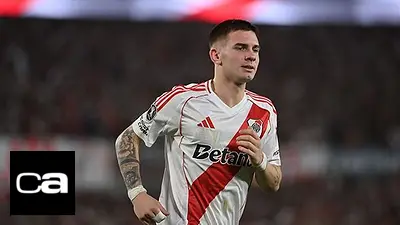 River despidió a Mastantuono con un brutal mensaje antes del Mundial de Clubes: "Gracias" River despidió a Mastantuono con un brutal mensaje antes del Mundial de Clubes: "Gracias"