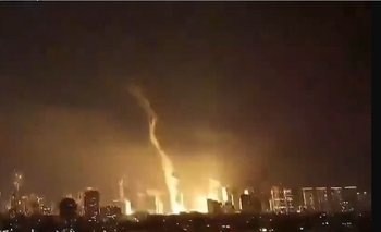 Los videos de los impresionantes impactos en Tel Aviv | Video