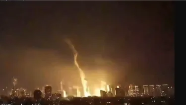 Irán ataca Israel: los videos de los impresionantes impactos en Tel Aviv