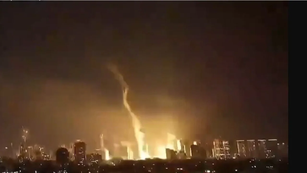 Irán ataca Israel: los videos de los impresionantes impactos en Tel Aviv