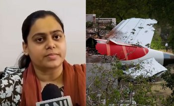 Habló una joven que se salvó de subirse al avión de la India | Accidente aéreo