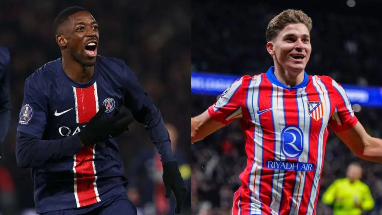 PSG bailó al Atlético Madrid de Julián Álvarez: resumen de los goles 