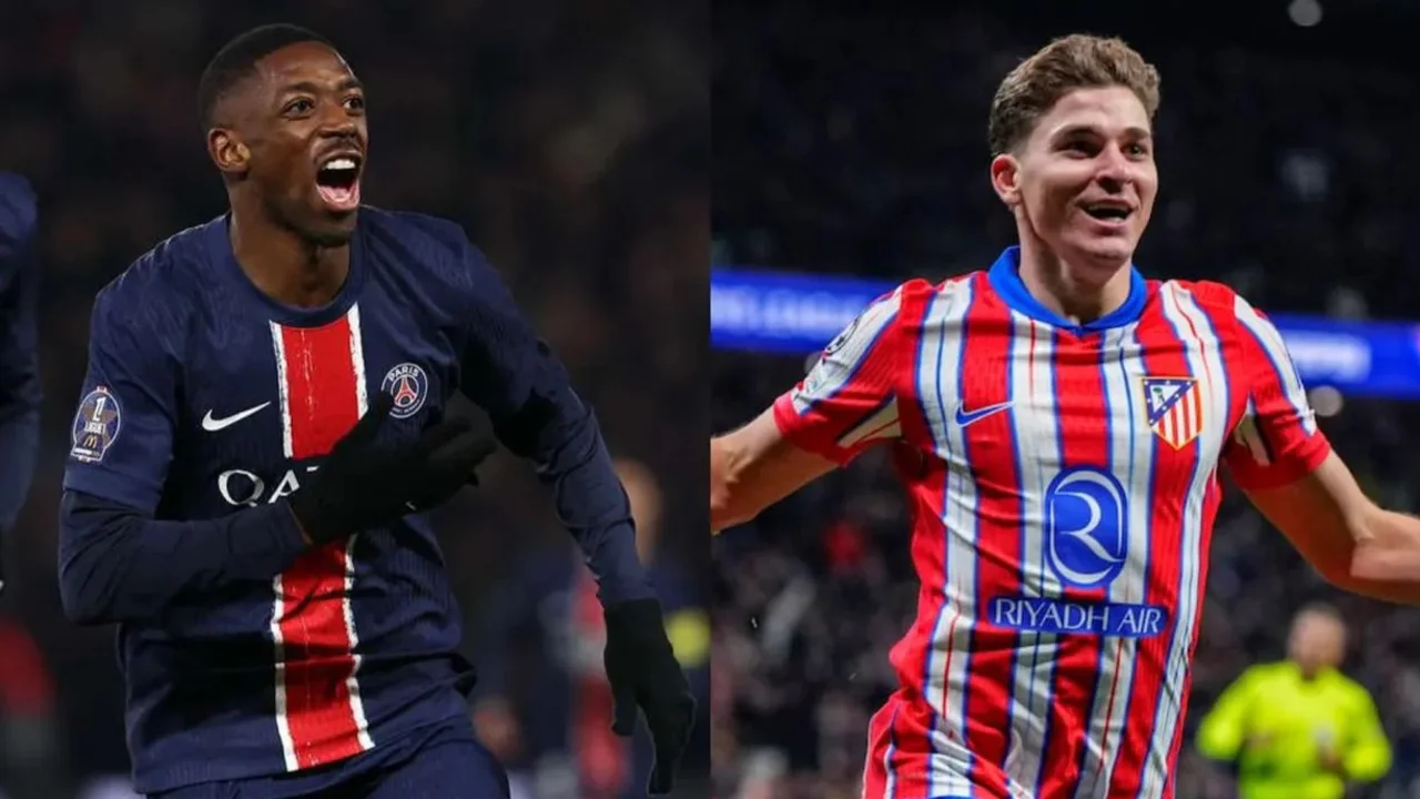 PSG bailó al Atlético Madrid de Julián Álvarez: resumen de los goles 