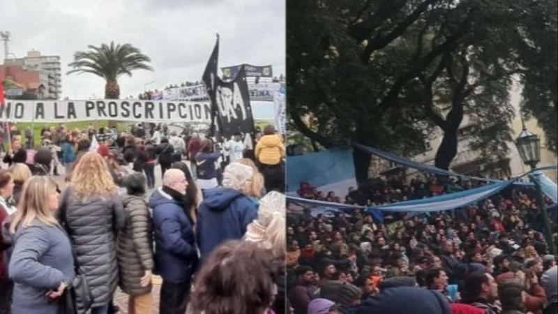 Condena a Cristina: siguen las marchas en defensa de la democracia en distintas partes del país