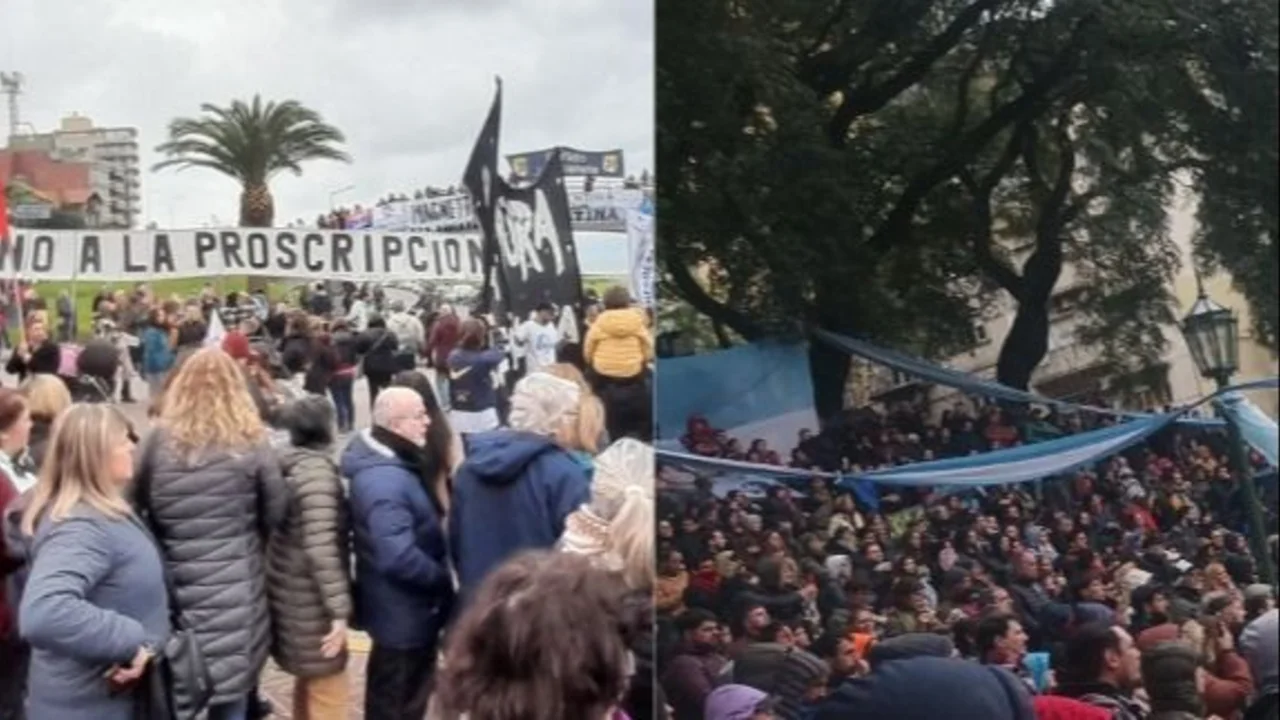 Condena a Cristina: siguen las marchas en defensa de la democracia en distintas partes del país