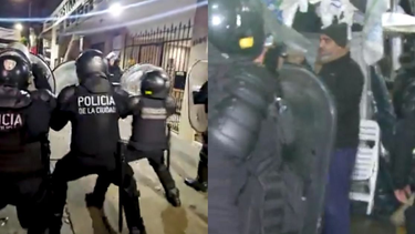 Represión y desalojo en la casa de Cristina Kirchner 