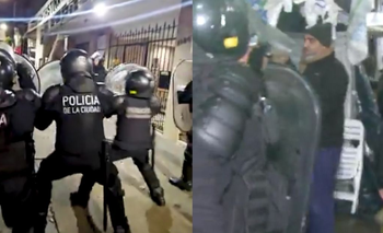 Represión y desalojo en la casa de Cristina Kirchner  | La condena de cristina