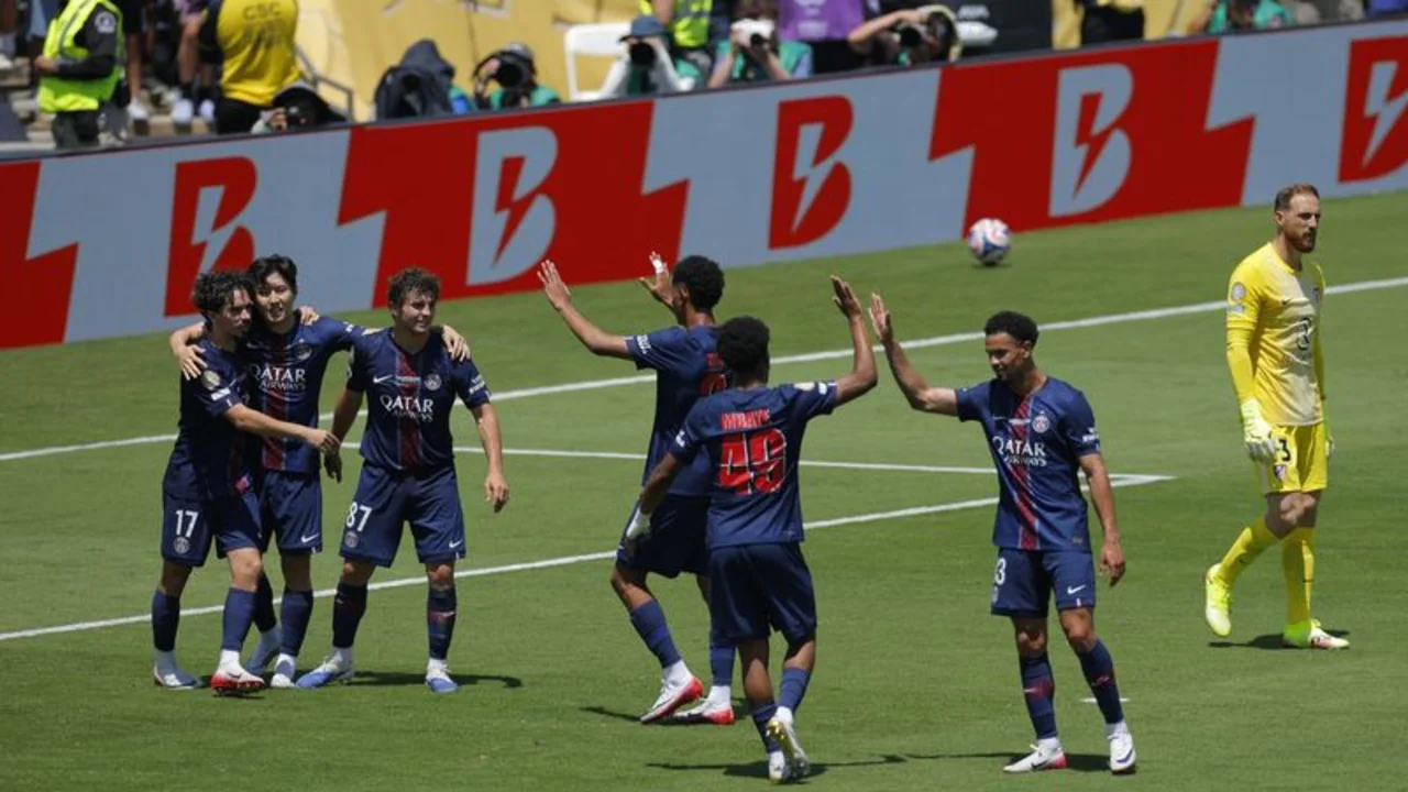 El PSG vapulea al Atlético de Madrid en el arranque del Mundial de Clubes