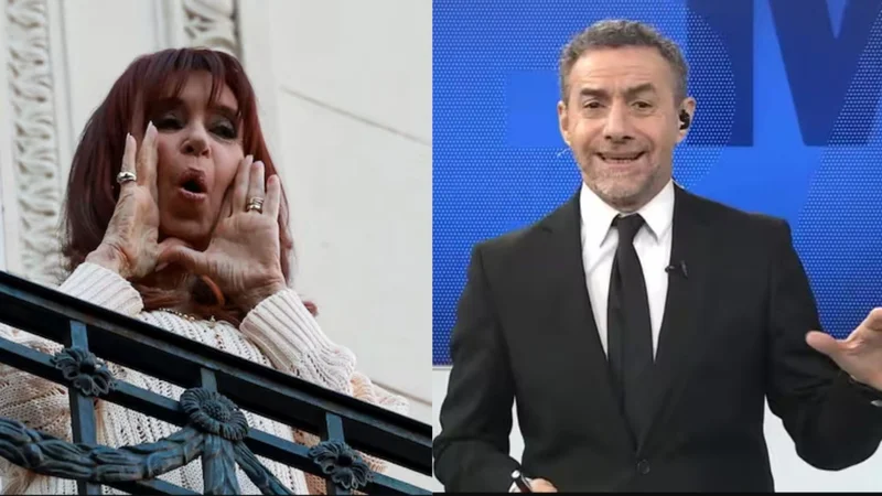 Para Luis Majul, Cristina Kirchner sale al balcón solo para molestarlo