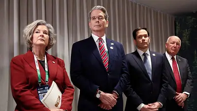 Líderes del G7 buscan unidad, Trump dice que sacar a Rusia del grupo fue un error Líderes del G7 buscan unidad, Trump dice que sacar a Rusia del grupo fue un error