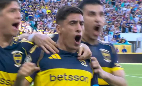 El gol histórico de Merentiel para Boca a Benfica en el Mundial de Clubes