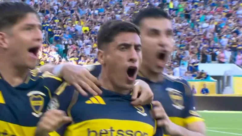 El gol histórico de Merentiel para Boca a Benfica en el Mundial de Clubes