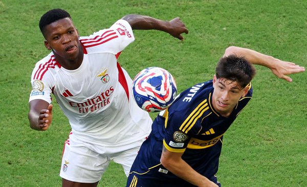 Boca le ganaba 2-0 a Benfica, pero empató en el debut en el Mundial de Clubes