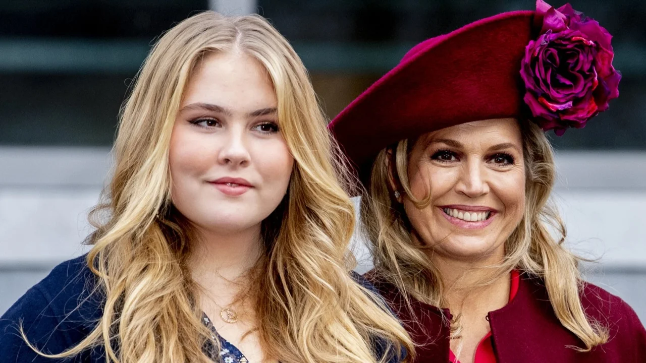 Princesa Amalia y la Reina Máxima