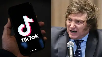 TikTok. Javier Milei. TikTok. Javier Milei.