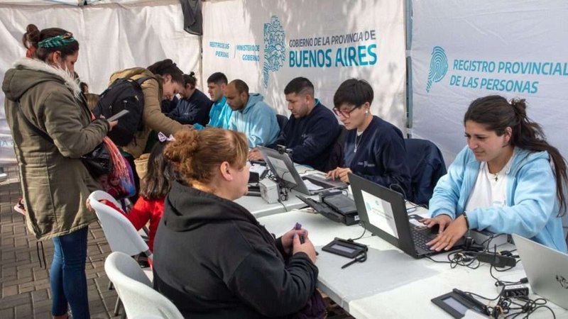 A través de operativos barriales, PBA garantizó la realización de más de 2.300 trámites registrales gratuitos