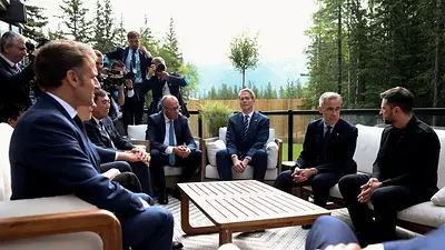 Zelenski abandona el G7 sin reunión con Trump ni nuevo apoyo armamentístico de EEUU Zelenski abandona el G7 sin reunión con Trump ni nuevo apoyo armamentístico de EEUU