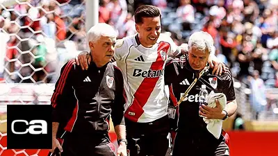 Chau Mundial de Clubes: se confirmó la peor noticia sobre la lesión de Driussi en River Chau Mundial de Clubes: se confirmó la peor noticia sobre la lesión de Driussi en River