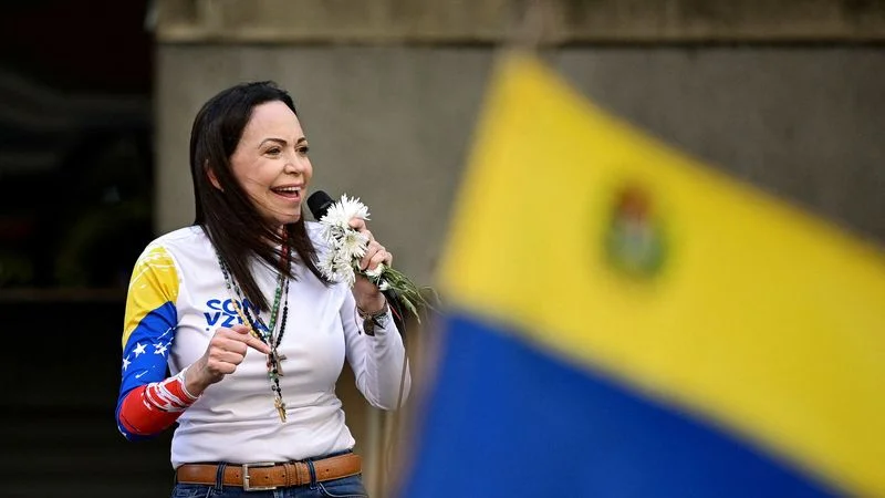 Líder opositora de Venezuela, María Machado, pide más medidas de EEUU contra Maduro