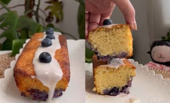 No inflama: receta sin gluten y sin azúcar de budín de arándanos  | Recetas de cocina