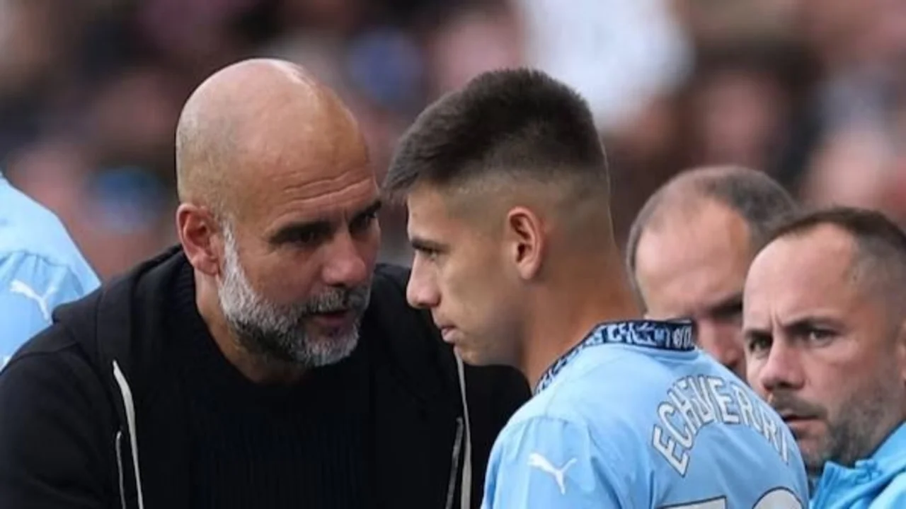 Pep Guardiola ninguneó al Diablito Echeverri en Manchester City, en el Mundial de Clubes