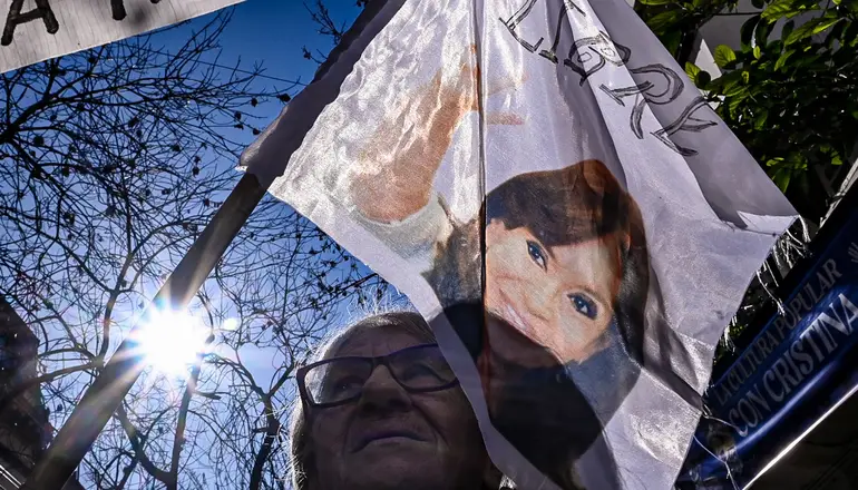 El audio completo que Cristina Kirchner envió a Plaza de Mayo