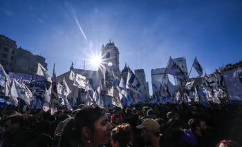 La plaza que recuperó el "vamos a volver" de la mano de Cristina | La condena de cristina
