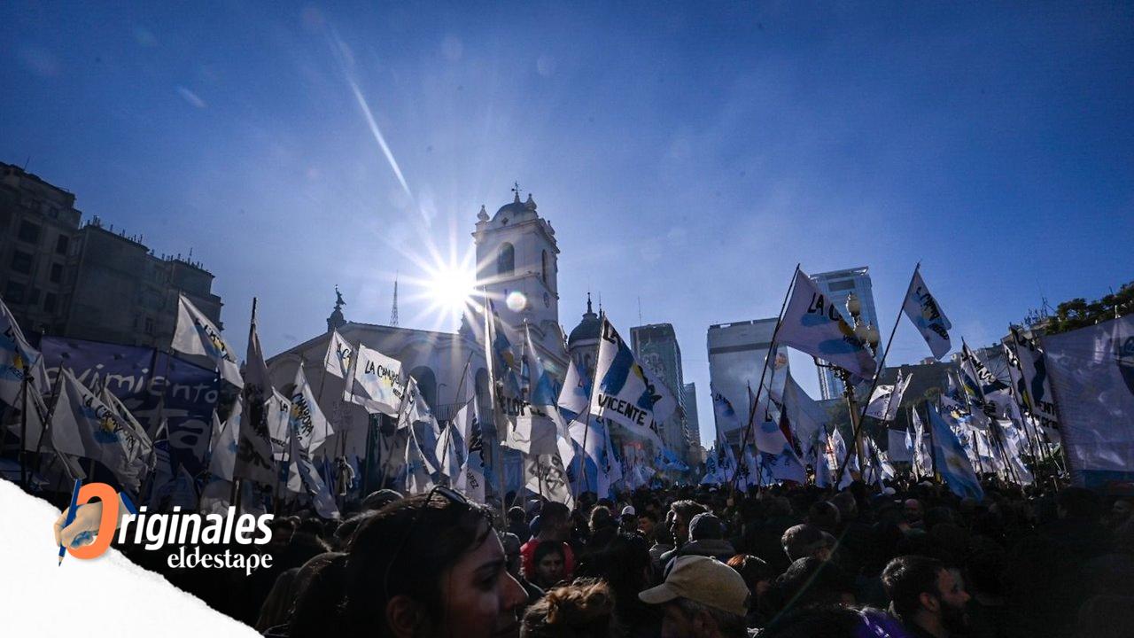 La plaza que recuperó el "vamos a volver" de la mano de Cristina