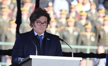 Sin Villarruel, Milei dio un discurso de 5 minutos por el Día de la Bandera | Javier milei presidente