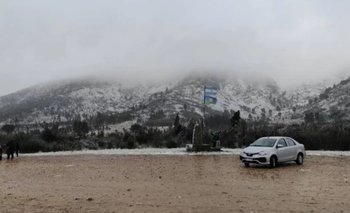 Nieve en Buenos Aires: las impactantes imágenes de los paisajes teñidos de blanco | Frío polar