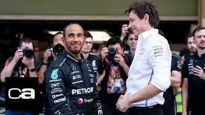 Lewis Hamilton y Toto Wolff. Lewis Hamilton y Toto Wolff.