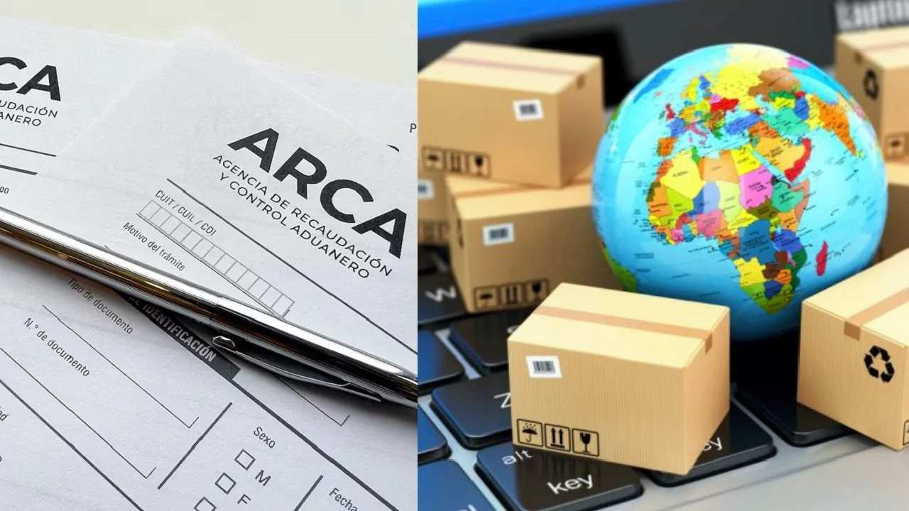Logo de ARCA y compras mundo