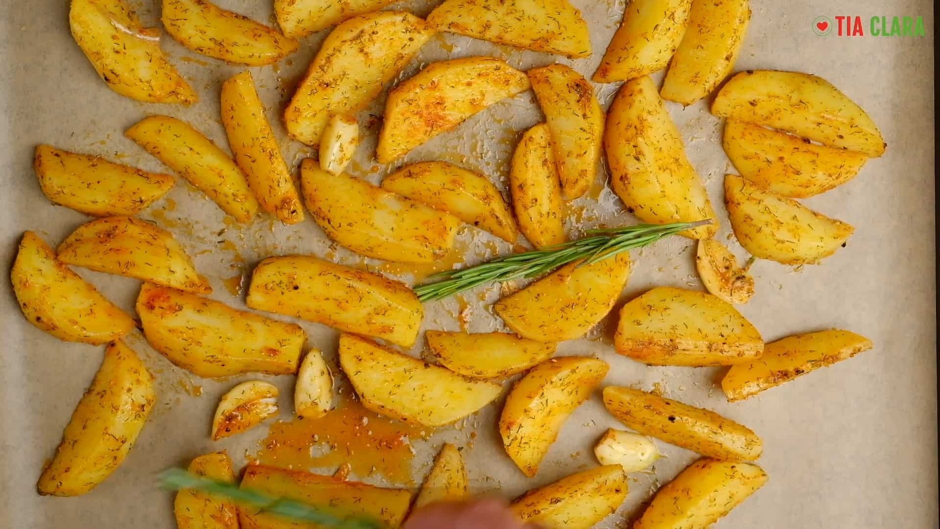 papas, papas con cáscara, papas al horno