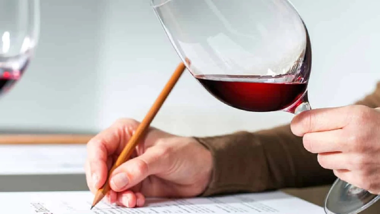 Degustación de vino.