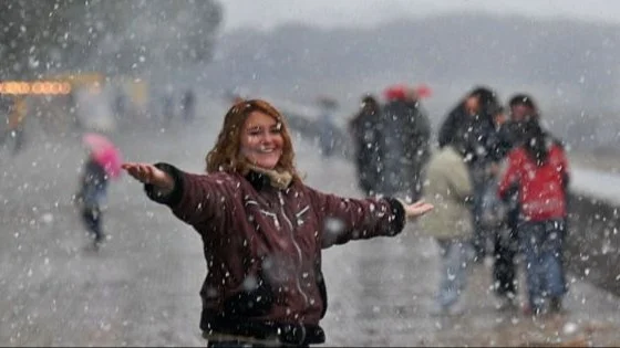 caba, obelisco, invierno, nieve