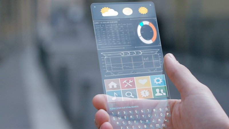 Holograma de un celular