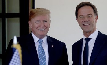 En la previa de la reunión de la OTAN, Trump filtra chats con Mark Rutte  | Estados unidos