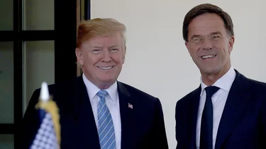 En la previa de la reunión de la OTAN, Trump filtra chats con Mark Rutte 