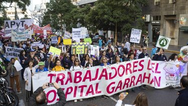 Tras el festival en el Garrahan, los trabajadores anunciaron un nuevo paro el domingo